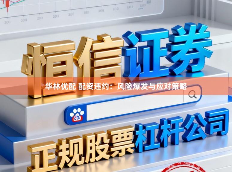 华林优配 配资违约:风险爆发与应对策略