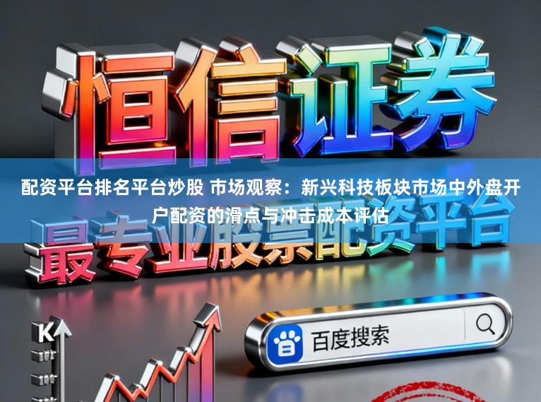 配资平台排名平台炒股 市场观察：新兴科技板块市场中外盘开户配资的滑点与冲击成本评估