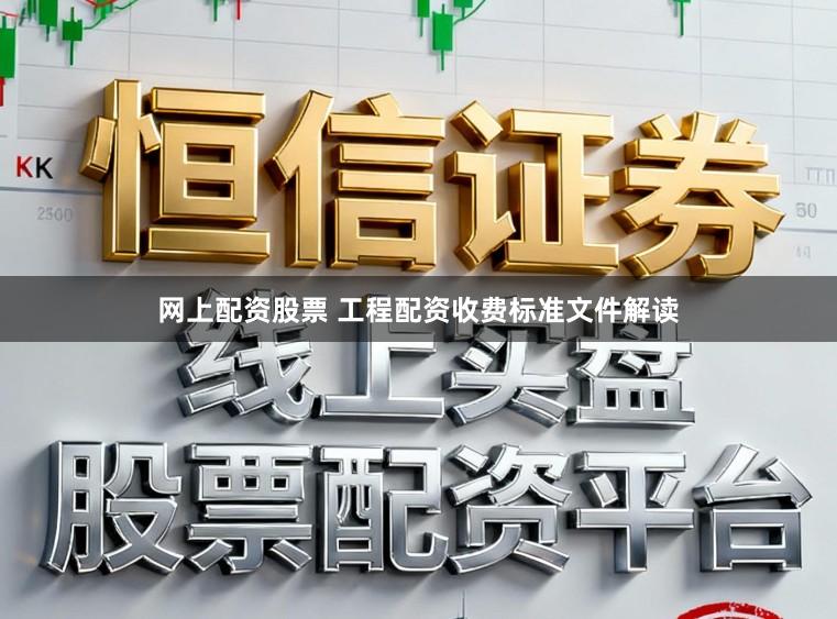 网上配资股票 工程配资收费标准文件解读